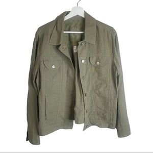 J Jill Jacket Light Green